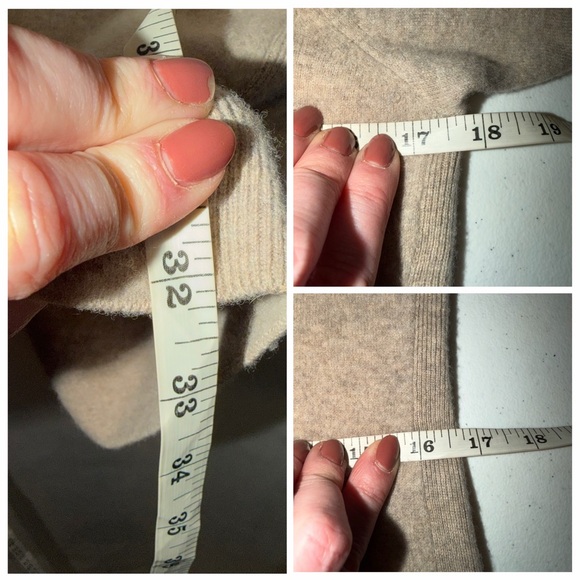 Ralph Lauren Purple Label Tan Wool Cashmere Knit Sweater Dress Size Medium NWT - Picture 13 of 13